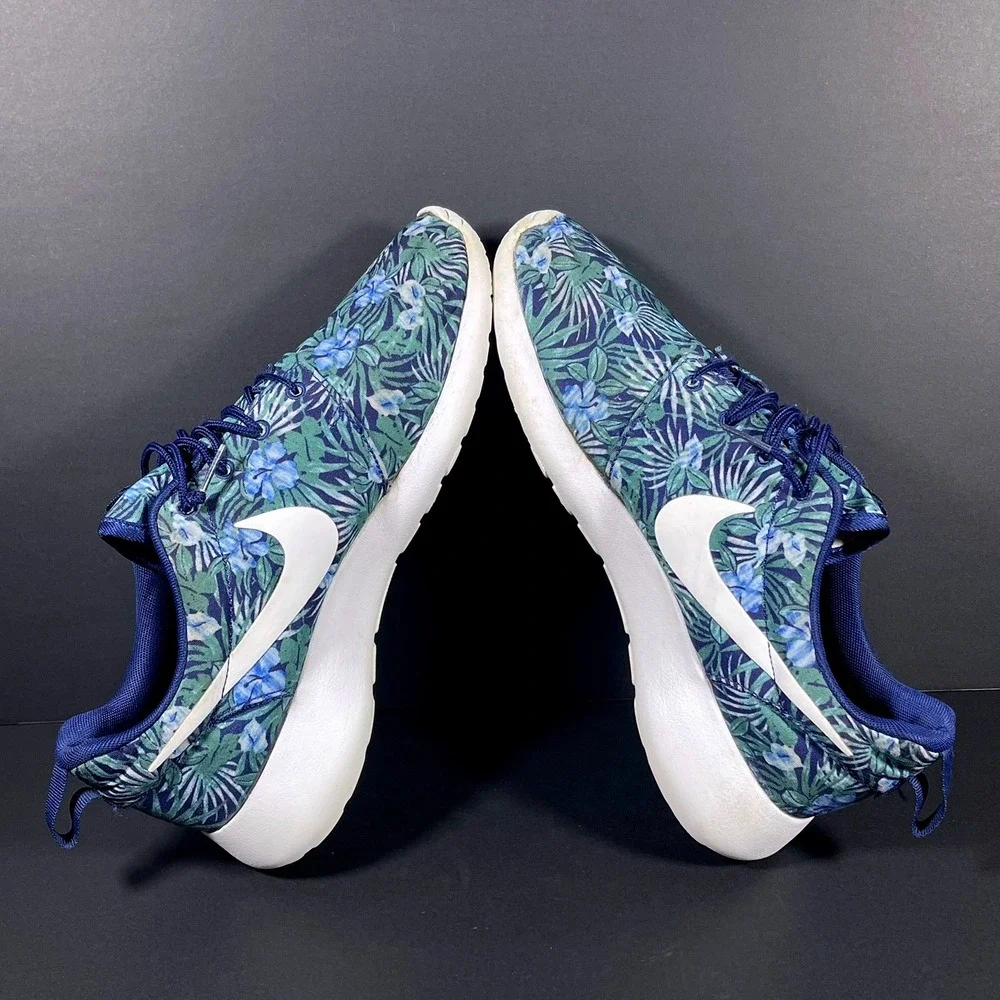 Nike Roshe One Print Premium Athletic Hawaiian Loyal Blue 833620-410 Mens Sz 8.5 - Picture 5 of 7